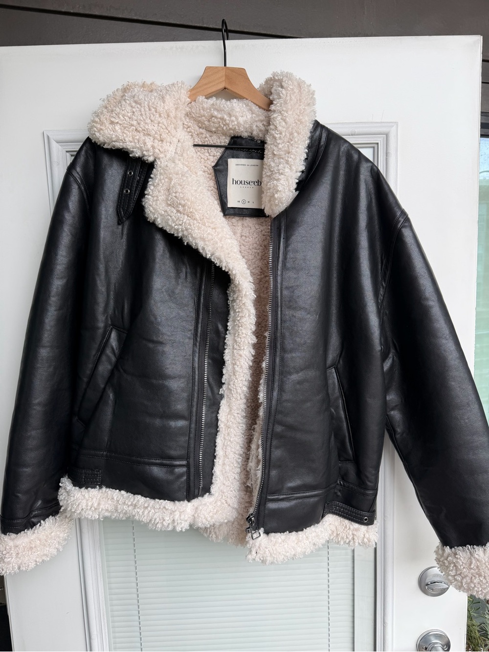 House of CB faux leather jacket